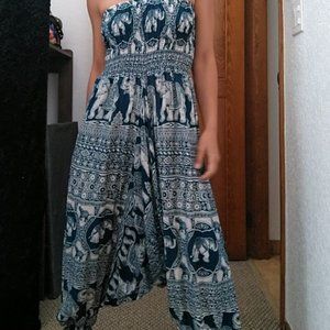 Haram Style Green Elephant Jumpsuit